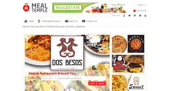 Desktop Screenshot of mealtemple.com