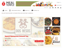 Tablet Screenshot of mealtemple.com